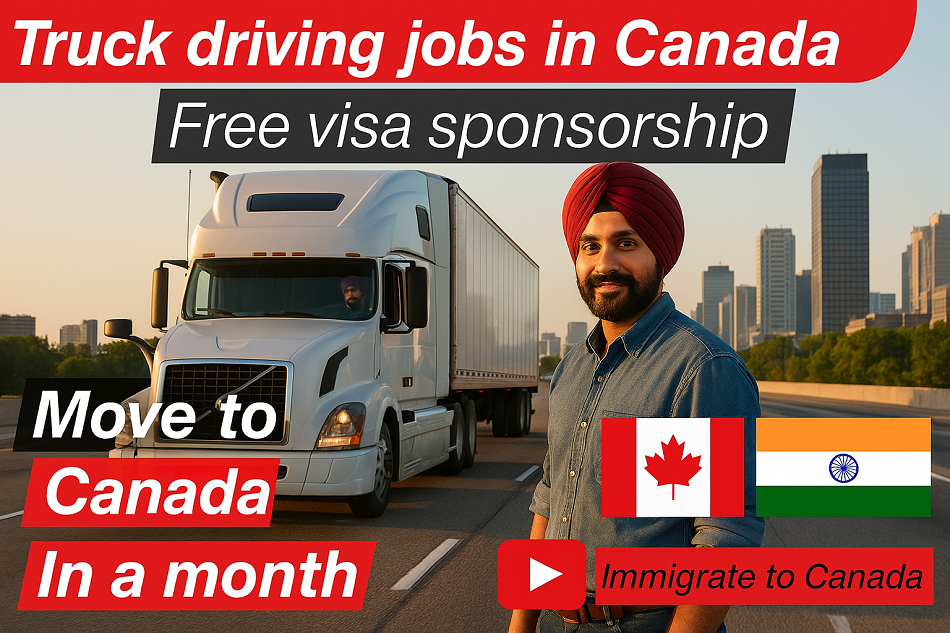 Truck Driver jobs in Canada for Indian